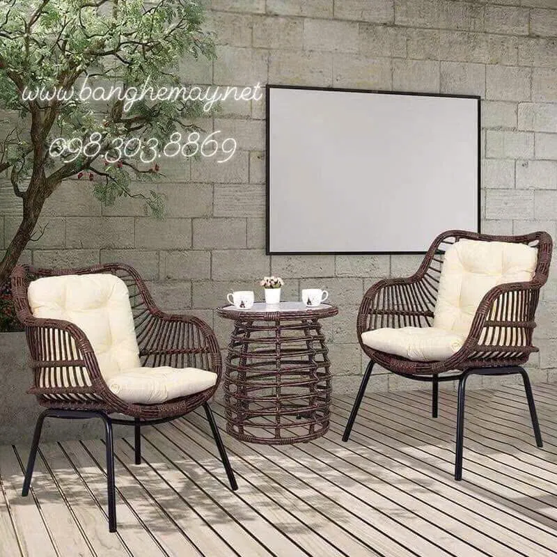 Bộ ghế cafe quây Nanto CF011