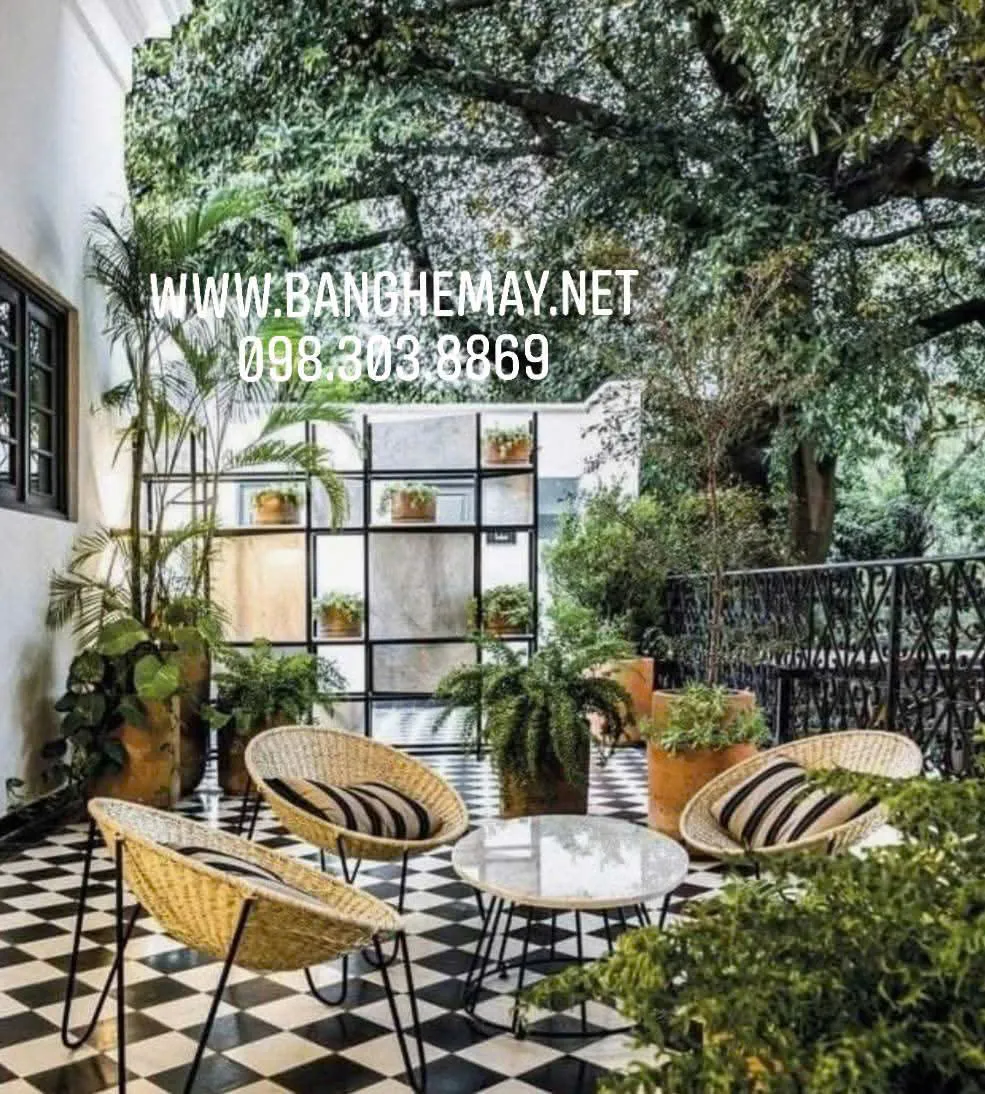 Bộ ghế Cafe chảo CF014