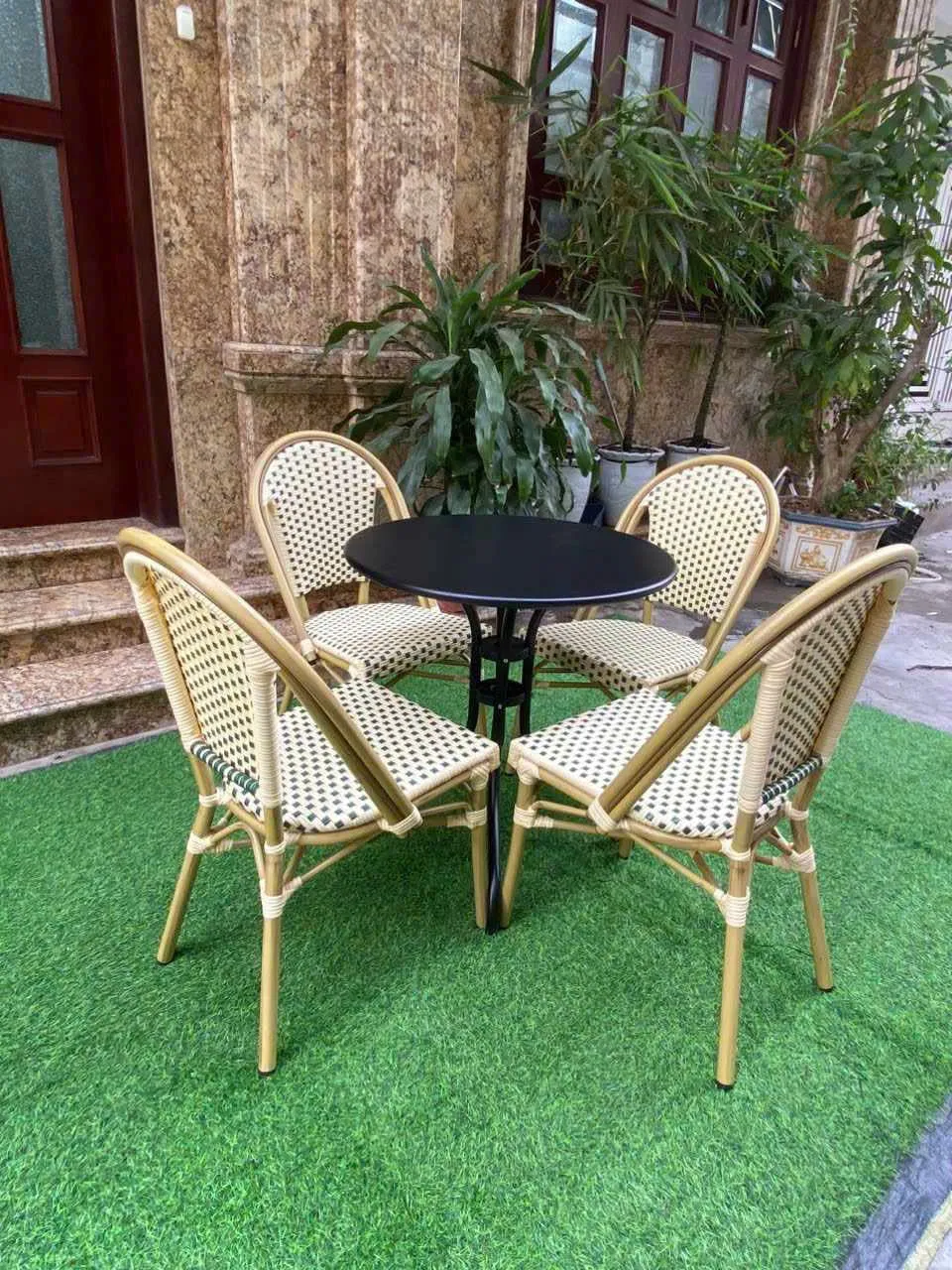 Bộ ghế cafe Tole khung nhôm nhập khẩu CF 009