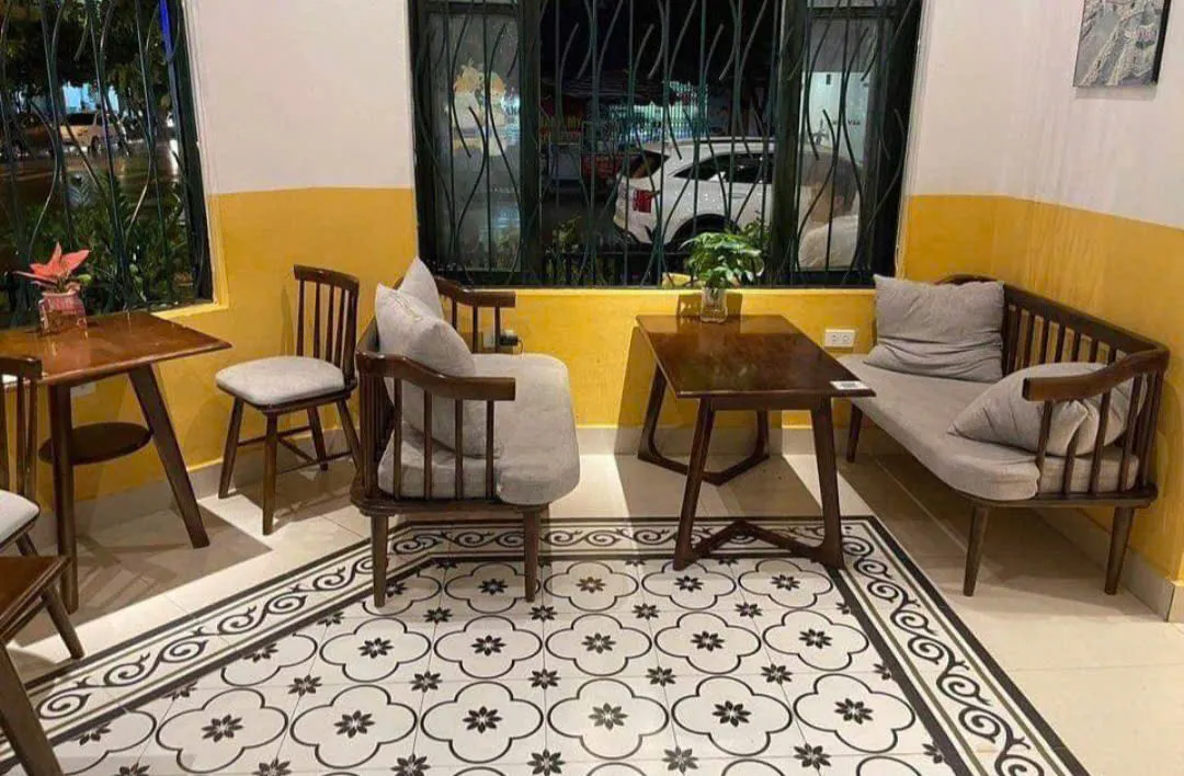 Bộ sofa cafe gỗ CFG09