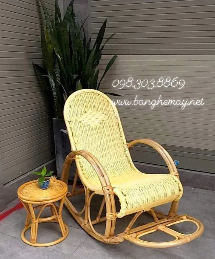 Ghế thư giãn bập bênh đan mây TG03