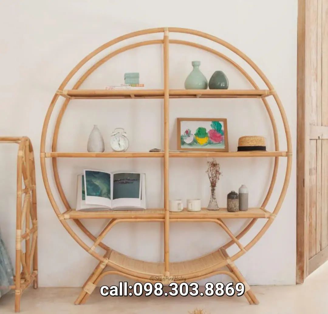 Kệ tròn đa năng mây tự nhiên GS03