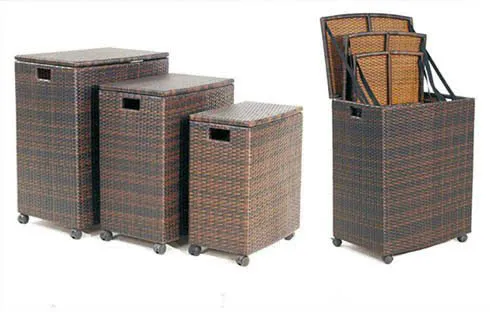 Giỏ mây nhựa có bánh xe hàng đặc biệt GM02