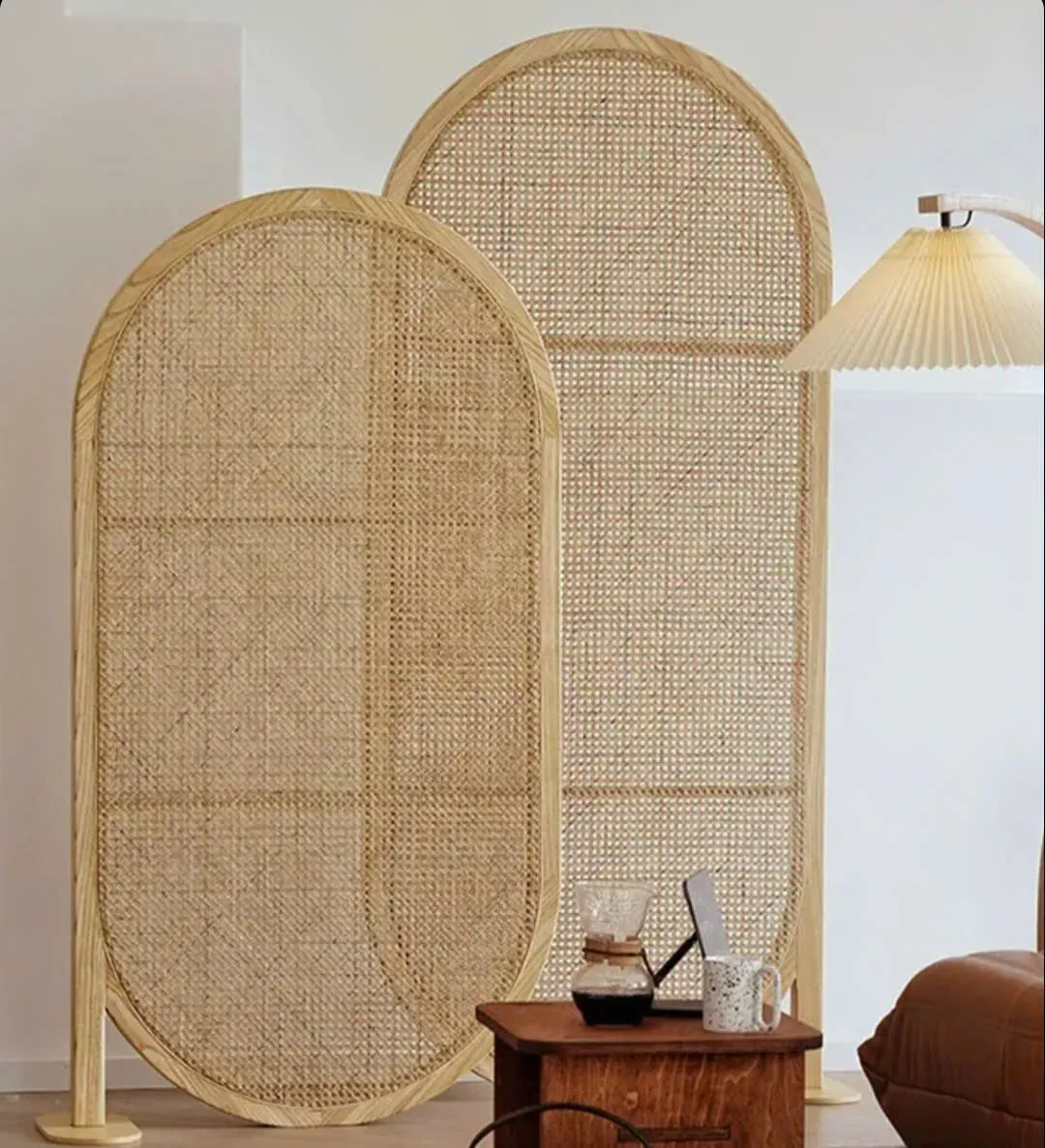 Hình ảnh Vách ngăn gỗ căng mây VN 06