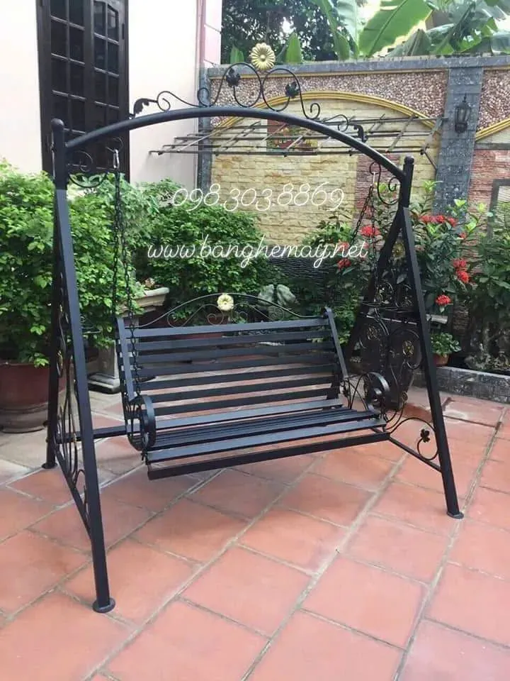 Xích đu sắt ngoài trời XĐS 06