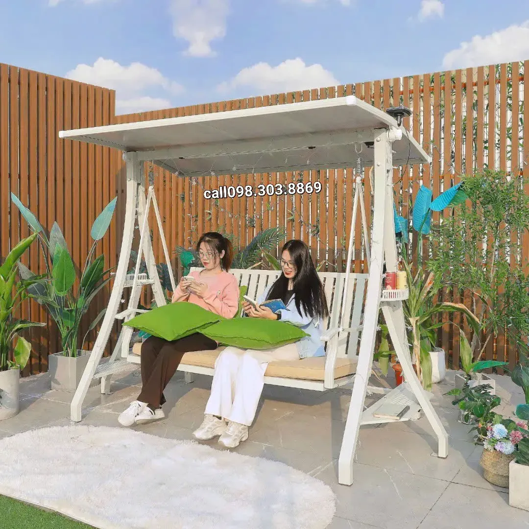 Xích đu nhôm đúc ngoài trời XĐ NK 010